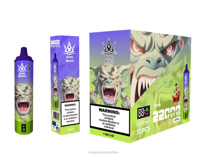 Bang Beach Vape - BPX018 Bang Beach 22000 Puffs Smart Screen Vimto