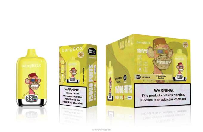 Bang Box Vape - BPX043 Bang Box 15000 Puffs Strawberry Banana