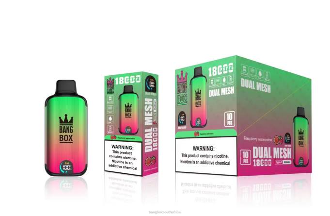 Bang Box Cape Town - BPX097 Bang Box 18000 puffs Raspberry Watermelon