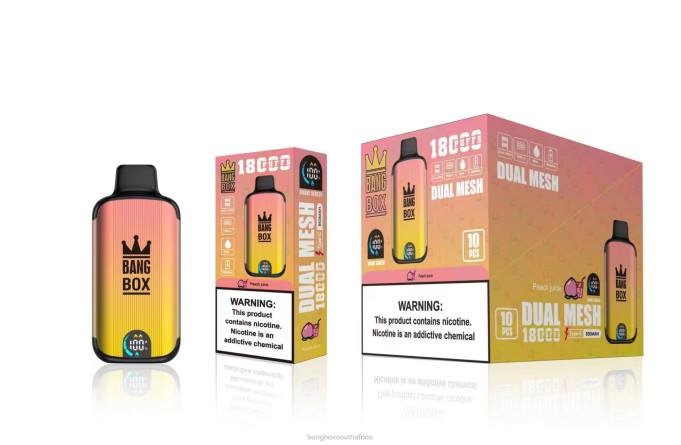 Bang Box South Africa - BPX091 Bang Box 18000 puffs Peach Juice
