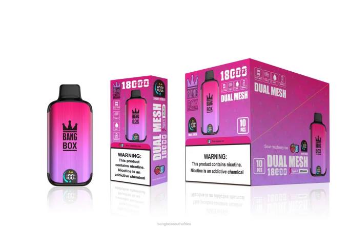Bang Box Vape - BPX098 Bang Box 18000 puffs Sour Raspberry Ice