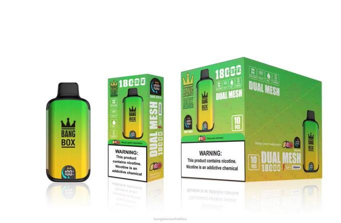Bang Box Vape Review - BPX089 Bang Box 18000 puffs Mango Peach Watermelon