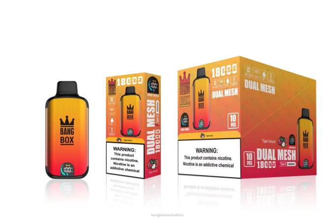 Bang Box Vape Review - BPX094 Bang Box 18000 puffs Tiger Blood
