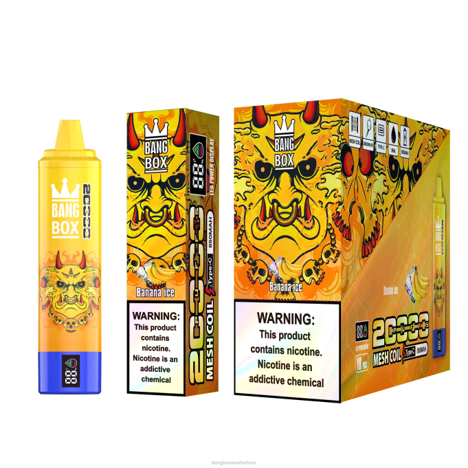 Bang Box Cape Town - BPX057 Bang Box 20000 Puffs Smart Screen Banana Ice