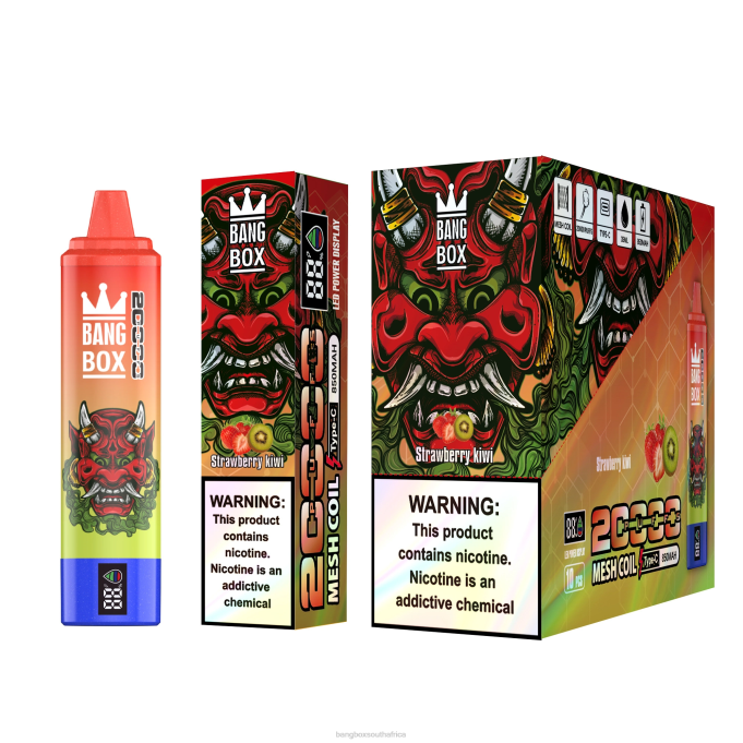 Bang Box South Africa - BPX051 Bang Box 20000 Puffs Smart Screen Strawberry Kiwi