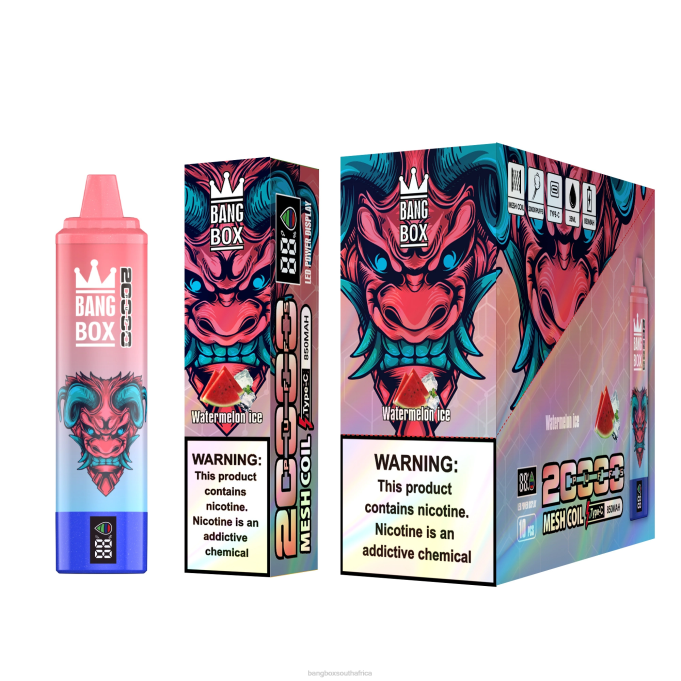 Bang Box South Africa - BPX056 Bang Box 20000 Puffs Smart Screen Watermelon Ice