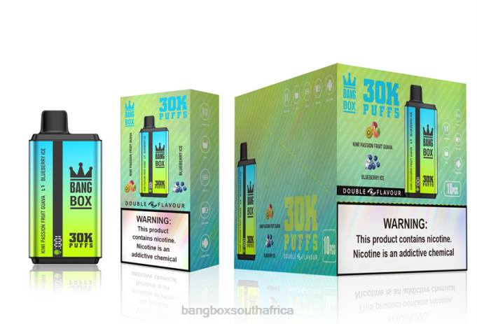 Bang Box Vape Price - BPX065 Bang Box 30000 Puffs Dual Flavors Kiwi Passion Fruit Guava & Blueberry Ice