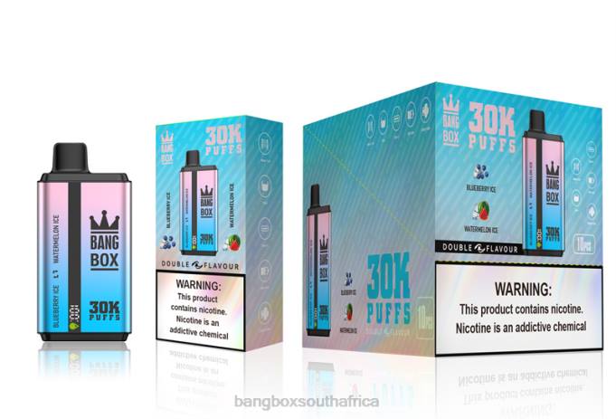 Bang Box Vape Review - BPX069 Bang Box 30000 Puffs Dual Flavors Blueberry Ice & Watermelon Ice