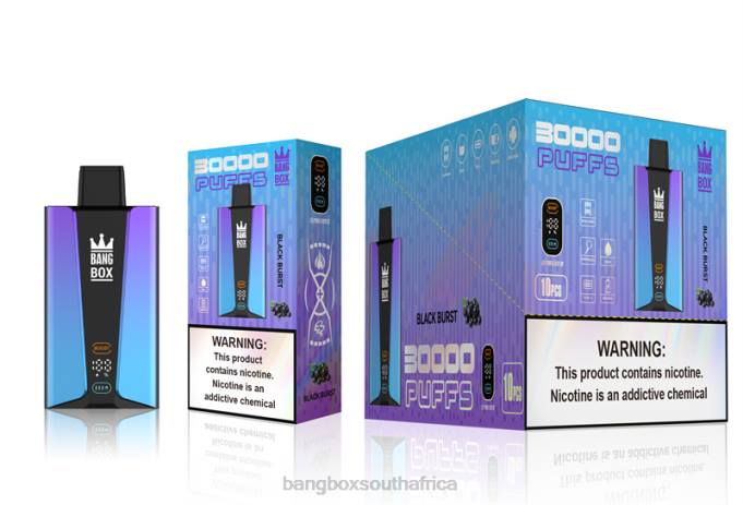 Bang Box Cape Town - BPX077 Bang Box 30000 Puffs Smart Screen Black Burst