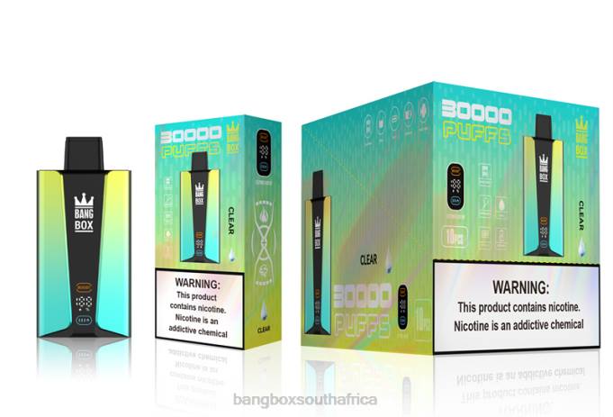 Bang Box South Africa - BPX076 Bang Box 30000 Puffs Smart Screen Clear