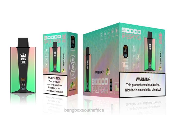 Bang Box Vape - BPX083 Bang Box 30000 Puffs Smart Screen Apple Peach