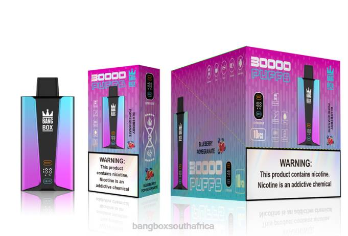 Bang Box Vape Price - BPX080 Bang Box 30000 Puffs Smart Screen Blueberry Pomgerante