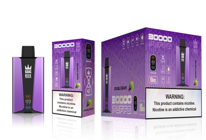 Bang Box Vape Price - BPX085 Bang Box 30000 Puffs Smart Screen Double Grape