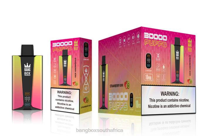 Bang Box Vape Review - BPX074 Bang Box 30000 Puffs Smart Screen Strawberry Kiwi