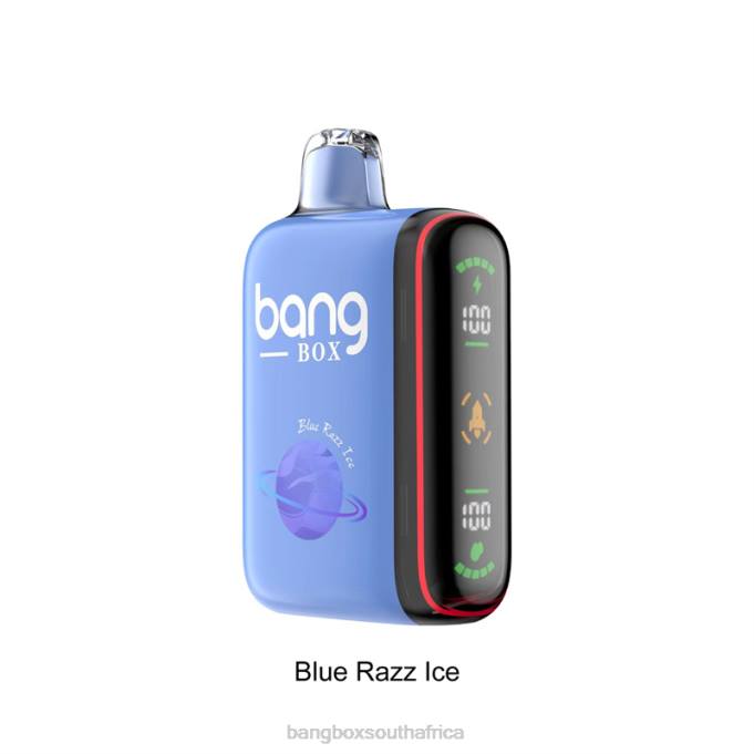 Bang Box South Africa - BPX026 Bang Box 9000-18000 Puffs Intelligent Power Display Blue Razz Ice
