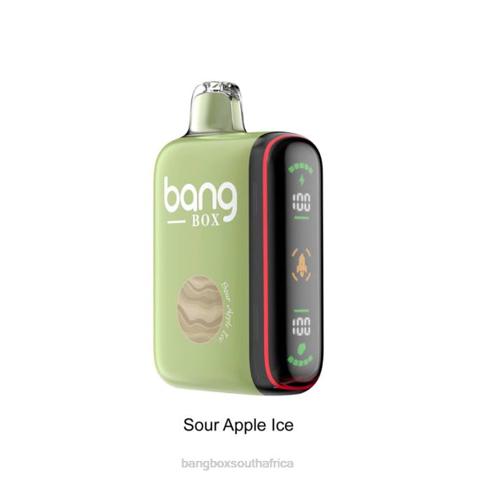Bang Box Vape - BPX028 Bang Box 9000-18000 Puffs Intelligent Power Display Sour Apple Ice