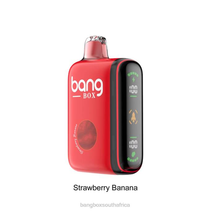 Bang Box Vape Price - BPX025 Bang Box 9000-18000 Puffs Intelligent Power Display Strawberry Banana