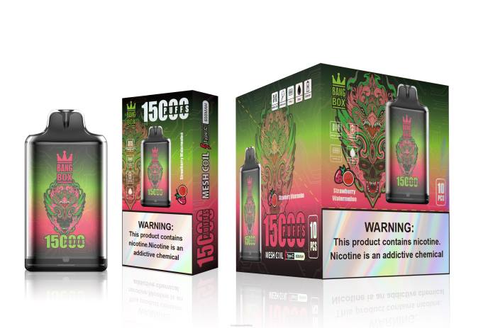 Bang Box Vape - BPX0103 Bang Box S1-15000 Puffs Strawberry Watermelon