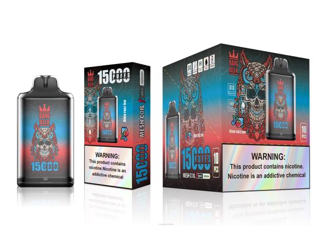 Bang Box Vape - BPX0108 Bang Box S1-15000 Puffs Blue Razz Ice