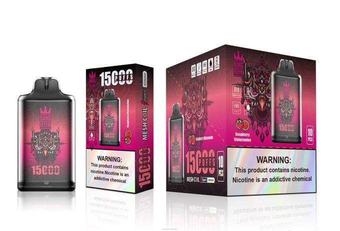Bang Box Vape Price - BPX0105 Bang Box S1-15000 Puffs Raspberry Watermelon